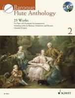 Vol. 2, Baroque Flute Anthology, 25 Works. Vol. 2. flute.