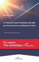 La production d'énergie solaire par les personnes publiques locales, Par les personnes publiques locales