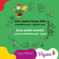 Zana paints animals and learns KURDI(Kurmanji) - English, Zana ajalan boyax dike û KURDÎ(Kurmancî) - Îngîlîzî fêr dibe.