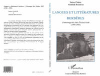 Langues et littératures berbères, Chroniques des études XIII (1994-1995)