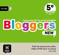 Bloggers NEW 5e - pack de ressource audio, vidéo et PDF pour la classe, Connected with the world of English
