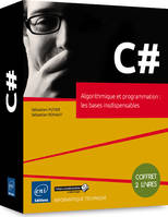 C# - Coffret de 2 livres : Algorithmique et programmation : les bases indispensables