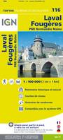 Top 100, 116, Aed Top100116 Laval/Fougeres  1/100.000