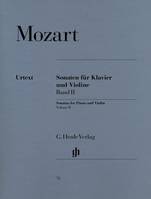 Violin Sonatas - Volume 2, (Aurnhammer)  Urtextausgabe mit einer bezeichneten und einer unbezeichneten Streicherstimme