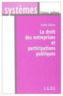 DROIT DES ENTREPRISES ET PARTICIPATIONS PUBLIQUES