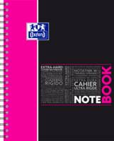 OXFORD Cahier Etudiants Notebook A4+ Petits Carreaux 5mm 160 Pages Reliure Intégrale Couverture Carte Coloris Assortis