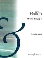 Holiday Diary, Suite. op. 5. piano.