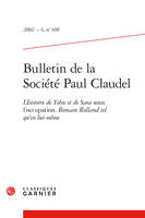 Bulletin de la Société Paul Claudel, L'histoire de Tobie et de Sara sous l'occupation. Romain Rolland tel qu'en lui-même