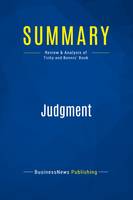 Summary: Judgment, Review and Analysis of Tichy and Bennis' Book