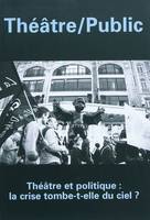 Théâtre public N° 195, THEATRE ET POLITIQUE : LA CRISE TOMBE-T-ELLE DU CIEL?