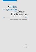 Cahiers de la Recherche sur les Droits Fondamentaux, n°9/2011