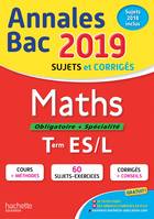 Annales Bac 2019 Maths Tles ES/L