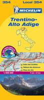Local Italie, 354, Carte Départementale Trentino-Alto Adige