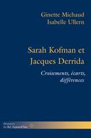 Sarah Kofman et Jacques Derrida, Croisements, écarts, différences