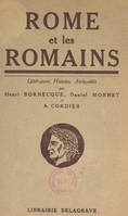 Rome et les Romains, Littérature, histoire, antiquités publiques et privées