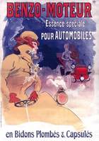 Carnet ligné Affiche Benzo essence automobiles