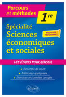 Spécialité Sciences économiques et sociales - Première - nouveaux programmes