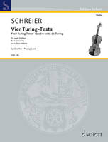 Four Turing-Test, for two violins. 2 violins. Partition d'exécution.