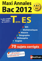 Maxi annales bac 2012, terminale ES