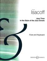 Jazz Time, Dans le style des Grandes du Jazz. flute and piano.