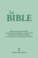 La Bible (intégrale verte), Crampon 1923 – 2023