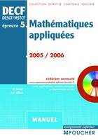 DECF, annales 2005, MATHEMATIQUES APPLIQUEES