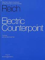 Electric Counterpoint, Guitar and Tape (11 Electric Guitars and 2 Electric Basses). Partition et partie.