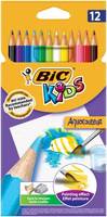 CRAYONS AQUACOULEUR 12 BIC KIDS