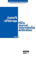 LES CAHIERS DE L ARBITRAGE N 3 - 2013