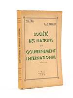 Société des Nations et Gouvernement International.