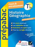 Histoire-Géographie Tle L, ES - Prépabac Cours & entraînement, Cours, méthodes et exercices - Terminale L, ES