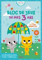 Petites pousses - Colos et jeux Le bloc de jeux de mes 3 ans avec des gommettes