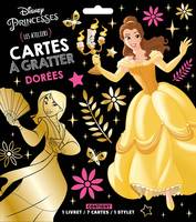 DISNEY PRINCESSES - Pochette Les Ateliers - Cartes à gratter dorées