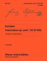 Impromptus, Edited from the autograph and first edition. op. posth. 142. D 935. piano.