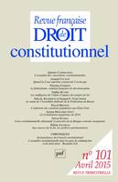 Revue française de droit constitutionnel 2015...