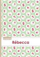 CARNET REBECCA LIGNES,96P,A5 ROSESTEATIME