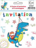 Carte d'invitation avec enveloppes