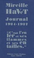 Journal / Mireille Havet, Journal 1924-1927, 