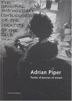 Adrian Piper, Textes d'oeuvres et essais