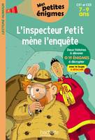 L'inspecteur Petit mène l'enquête - Mes petites énigmes  CE1 et CE2 - Cahier de vacances 2022