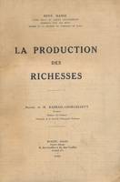 La production des richesses