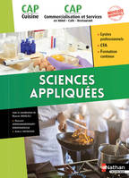 Sciences appliquées - CAP Cuisine/CAP Commercialisation et services en HCR 1ère/2ème années - Elève