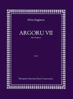 Argoru VII, for vibraphone. vibraphone.