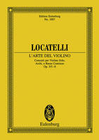 Vol. 2, L'Arte del Violino, Concertos n° 5-8. Vol. 2. op. 3. violin and orchestra. Partition d'étude.