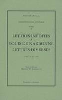 CORRESPONDANCE GENERALE. T2. 1792-1794, Volume 2, Lettres inédites à Louis de Narbonne ; Lettres diverses : 1792-15 mai 1794