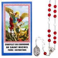 CHAPELET SAINT MICHEL ROUGE ET BLANC