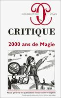 Revue critique 673-674, 2.000 ans de magie