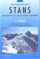 Carte nationale suisse, 245 S, STANS SKI PAPIER IMPERMEABLE