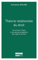 FRENCH THEORY ET THEORIE DU DROIT EN EUROPE