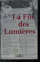 La fin des Lumières